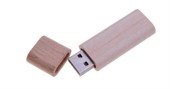 Rounded Wooden USB Stick