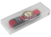 Short Translucent Rectangular PP Watch Gift Box