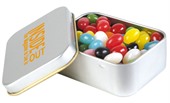 Silver Tin of Jelly Beans