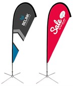 Small Teardrop Banner