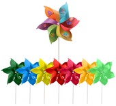 spinner six leaf pinwheel