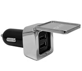 Square Dual Metal Car Charger