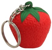 Strawberry Stress Shape Keyring