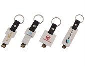 Wheat Straw Mini Flash Drive Keychain