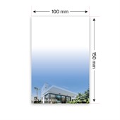 White 100x150mm Sticky Note Pad - 100 Sheet