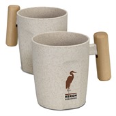 Wooden Handle 480ml Coffee Mug