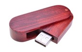 Wooden Swivel Flash Drive