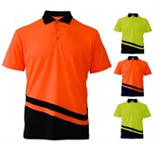 Work-Guard Polyester Hi Vis Polo Shirt