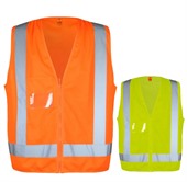 Work-Guard Reversible Day And Night Safety Vest