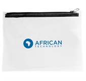 Zippered Large Clear PVC Pencil Case